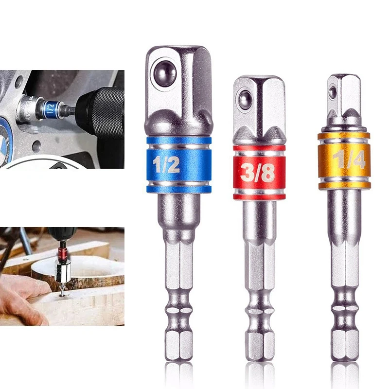Power Tools Excel - Адаптер-удлинитель ударной отвертки с головкой, удлиненный
