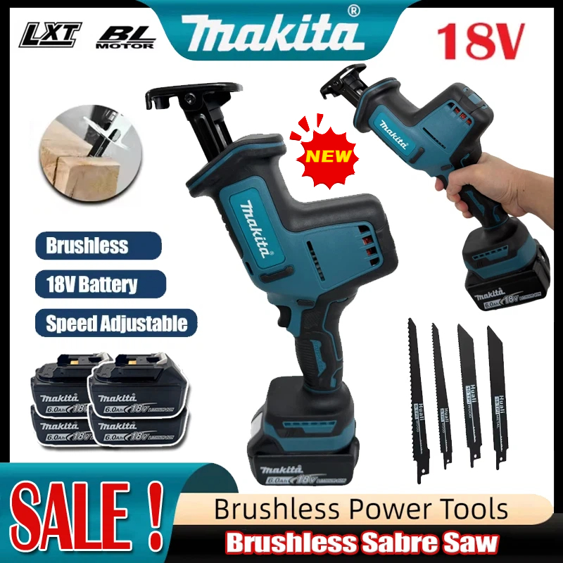 Power Tools Universal Battery - Аккумуляторная бесщеточная сабельная пила Makita 2026