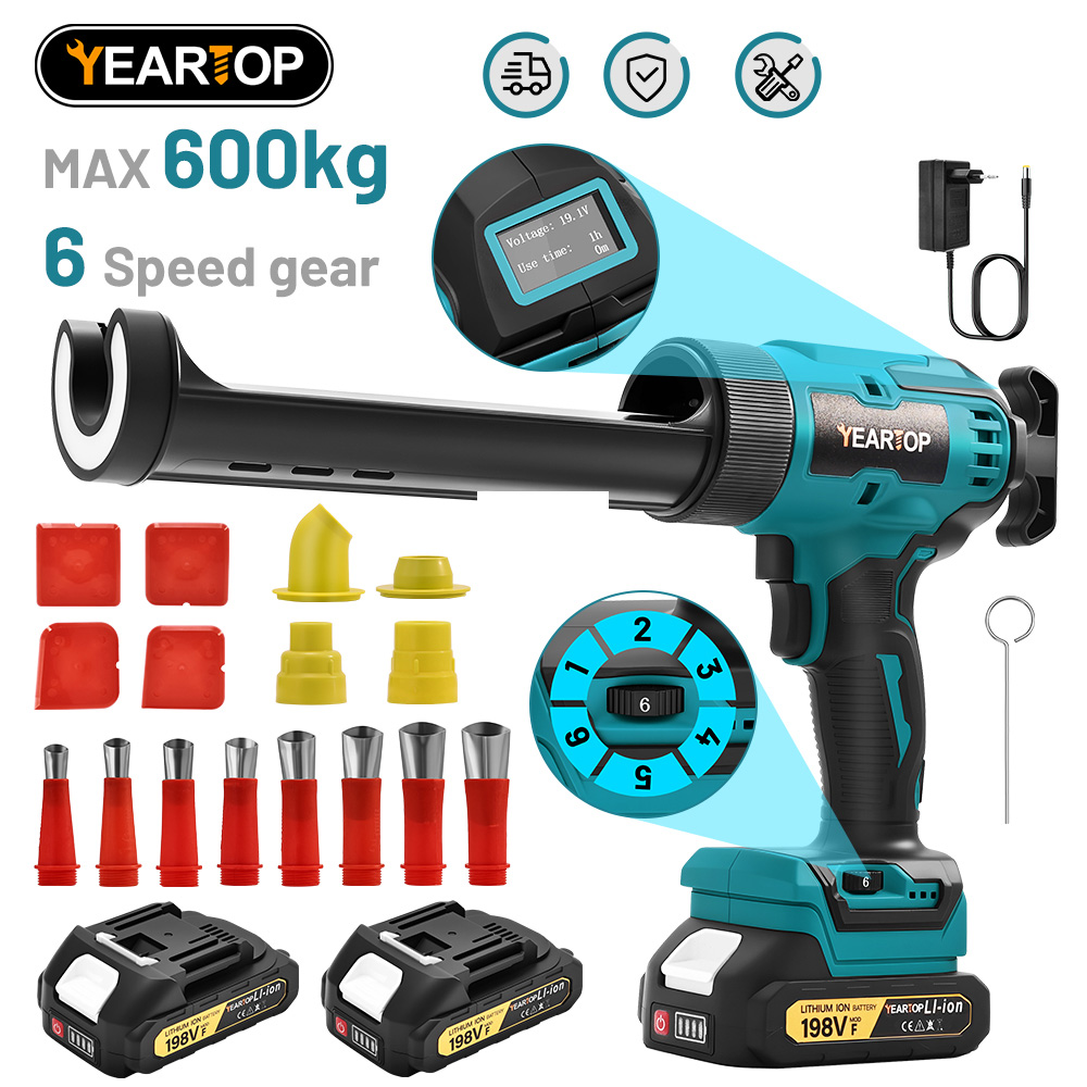 Power Tools Universal Battery - Электрический клеевой пистолет на 6 скоростей,
