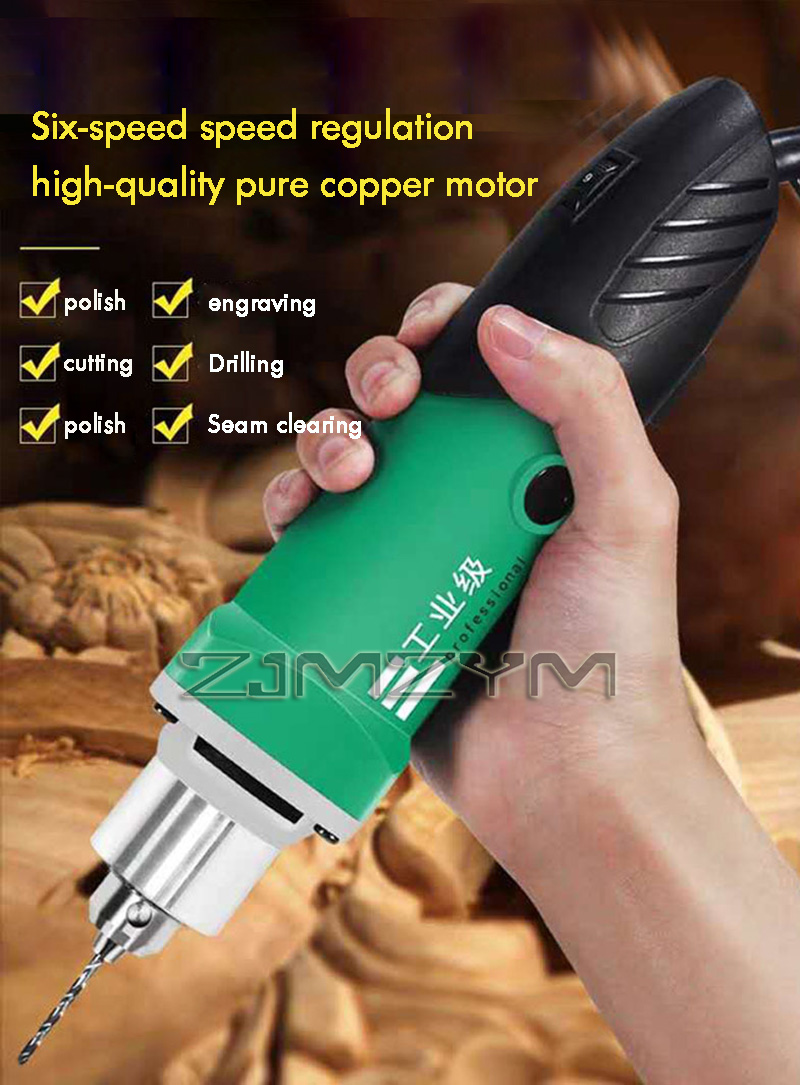 Power Tools Excel - 6-позиционный мощный гравер с переменной скоростью,