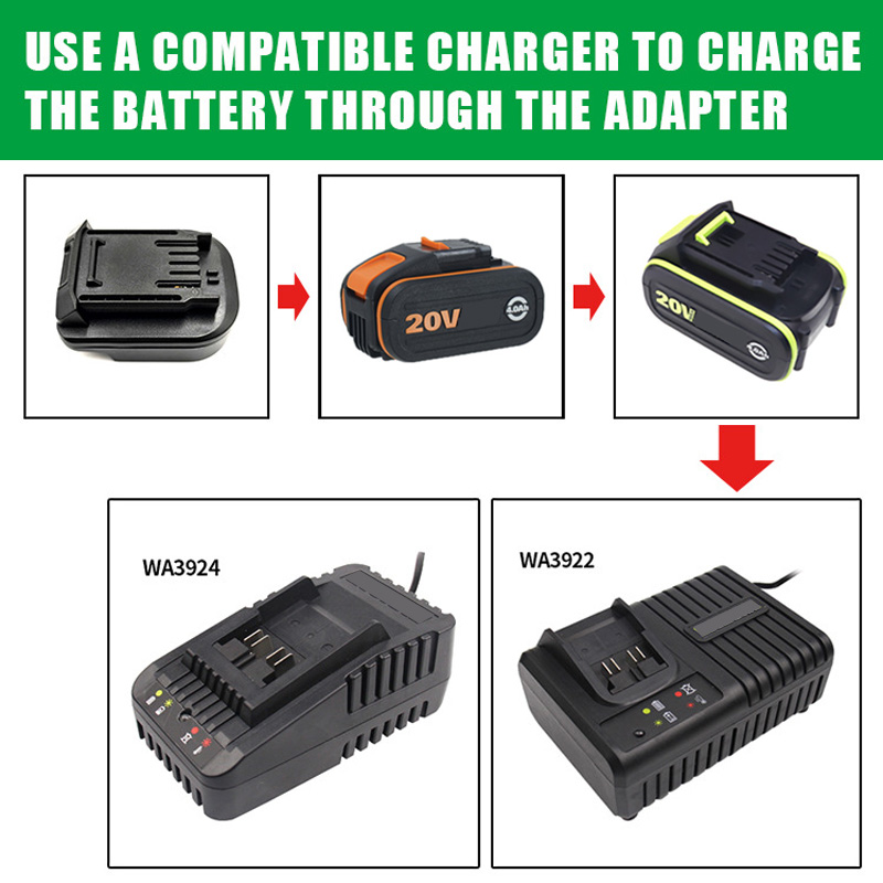 Переходник для аккумулятора Wo – обзор и цена Power Tools That Are Green