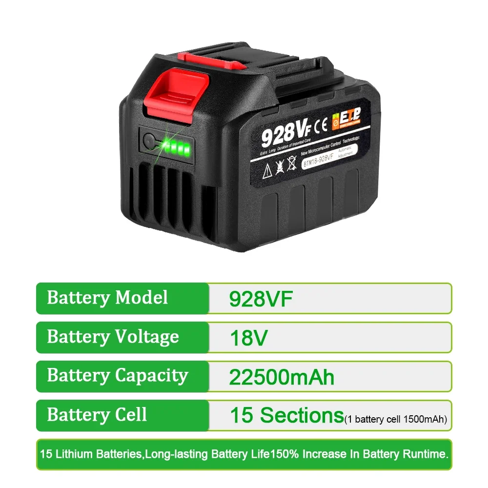 Аккумулятор 18В 388VF 22500мАч – обзор и цена Power Tools Universal Battery